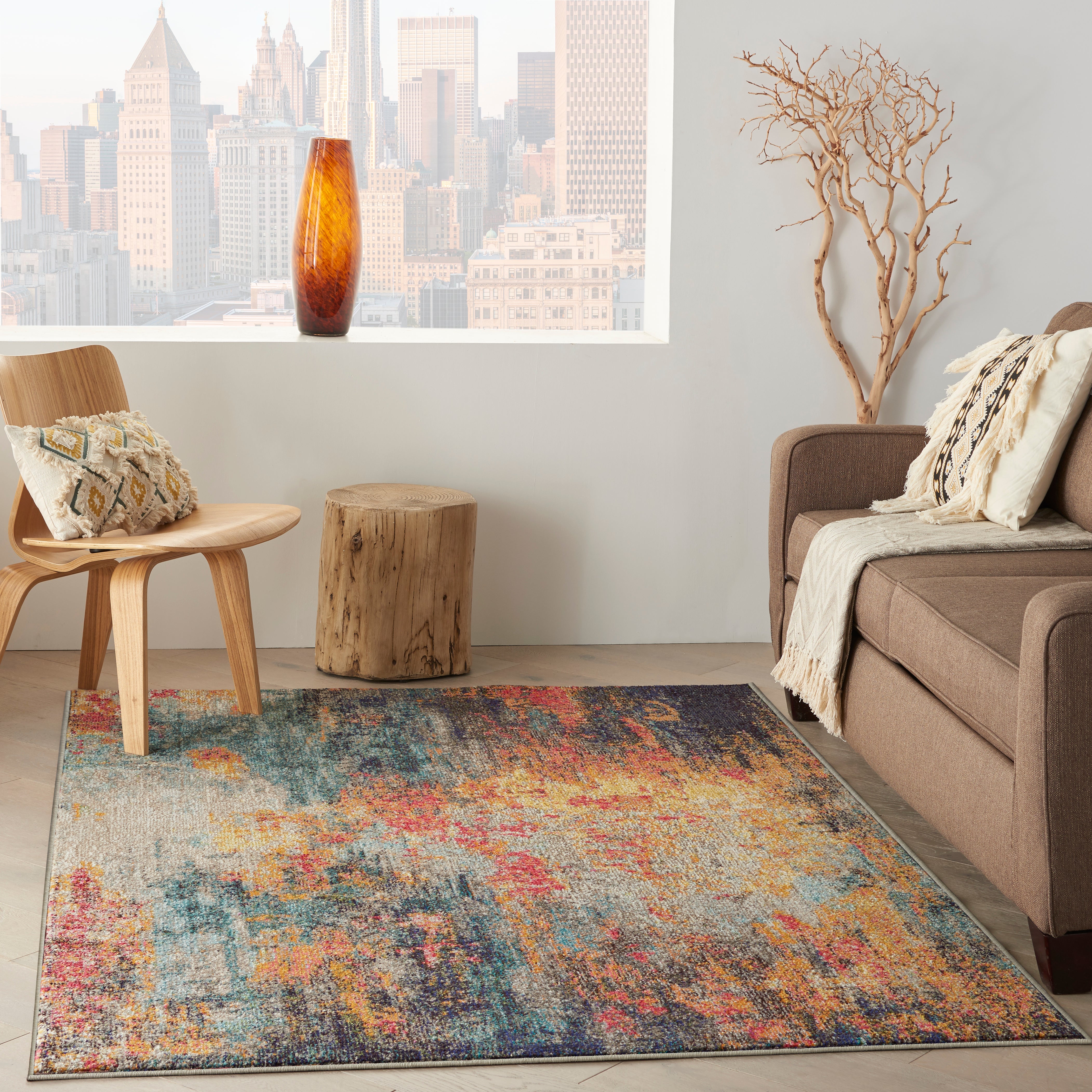 Nourison Celestial CES15 Multicolour Rug